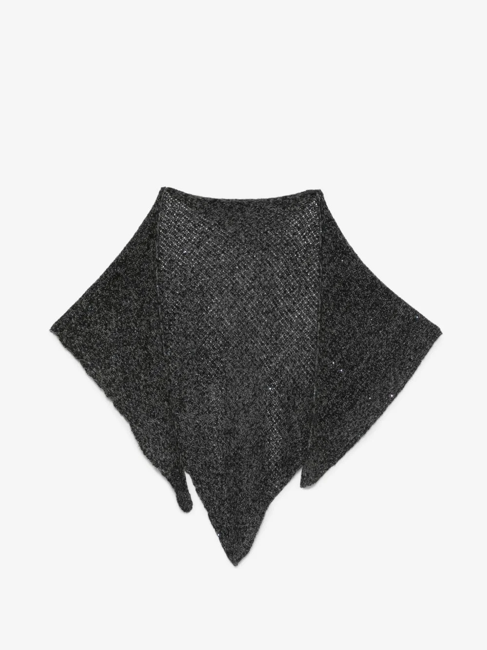 Risia sequin-embellished triangular scarf - 1