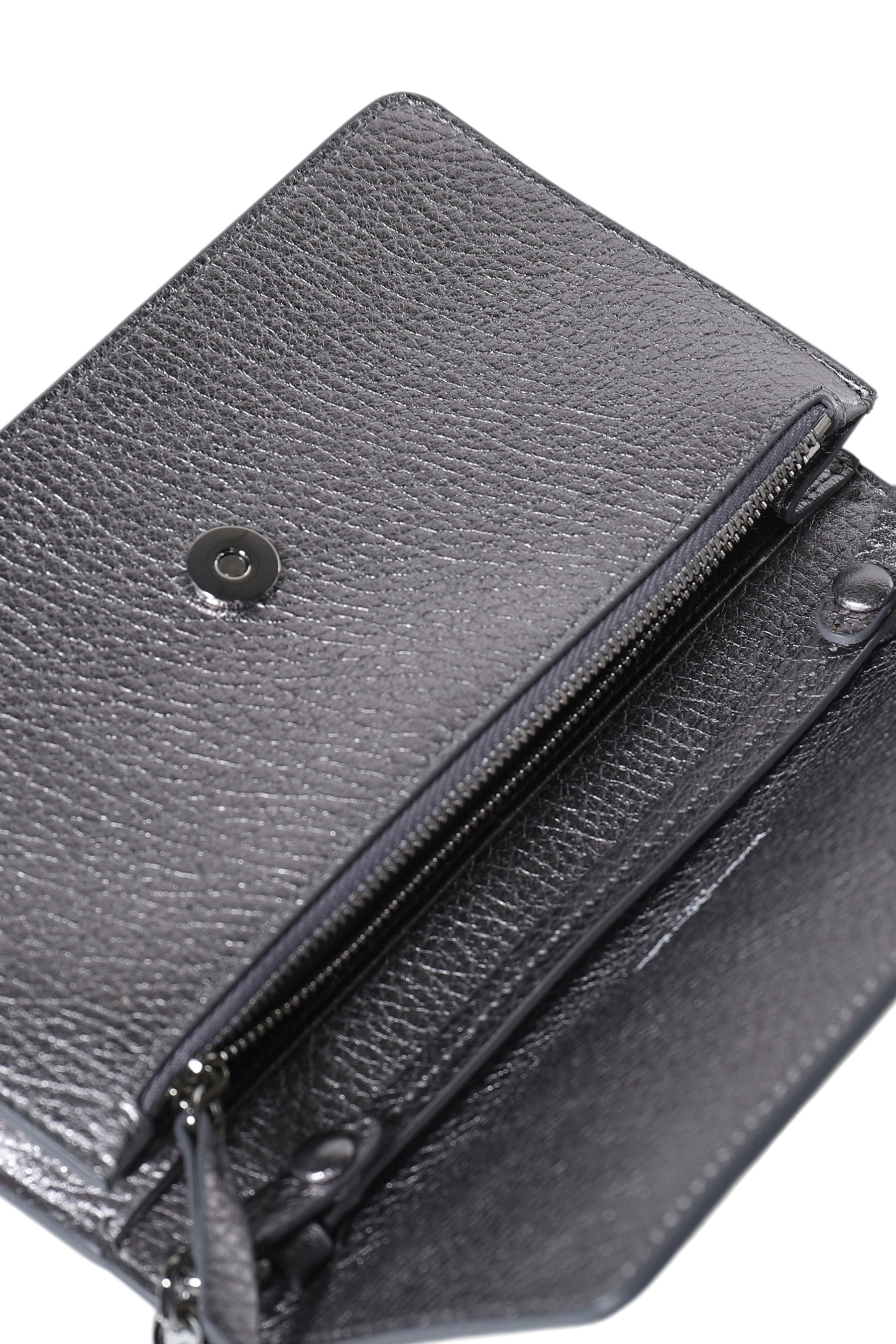 WALLET ON CHAIN MEDIUM / METALLIC GRY - 6