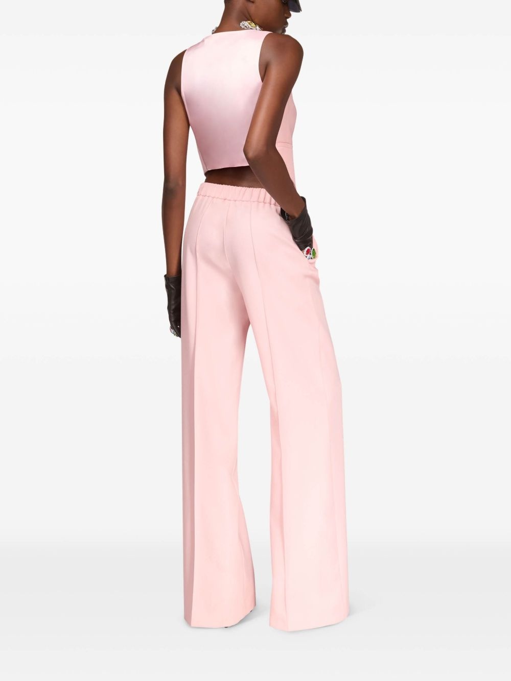 crystal-embellished trousers - 3