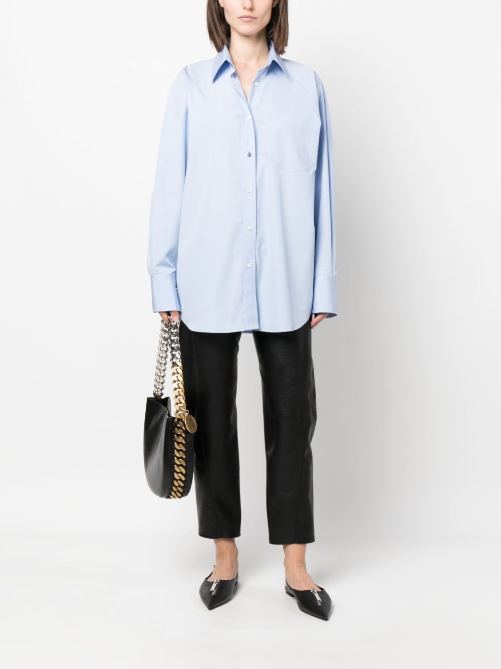 oversized long-sleeve cotton shirt - 2