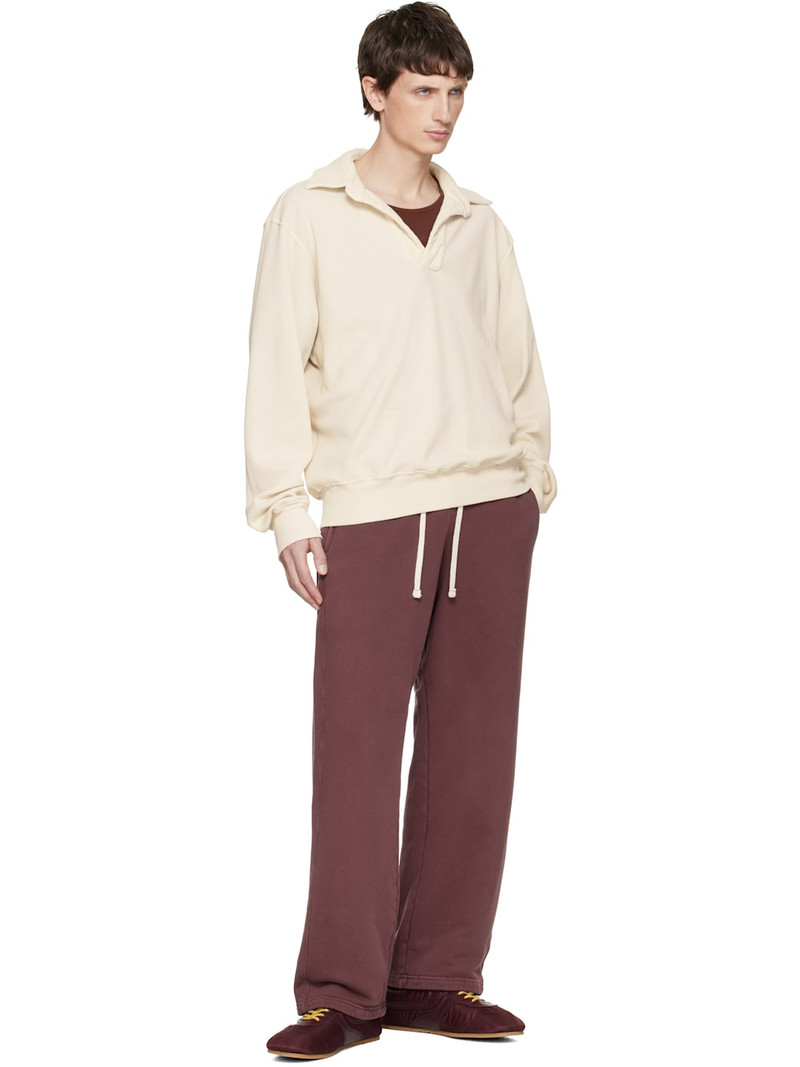 LES TIEN Off-White Banded Polo outlook