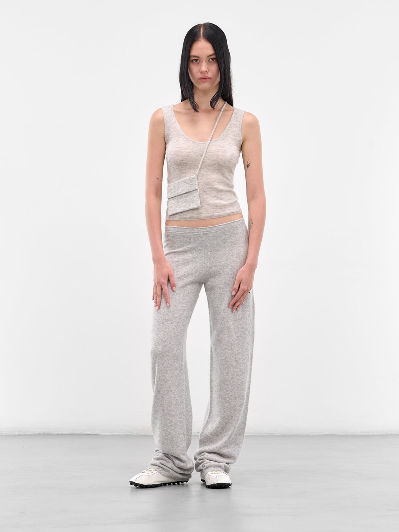 AYA MUSE Gray Crossbody Pouch Knit Tank outlook