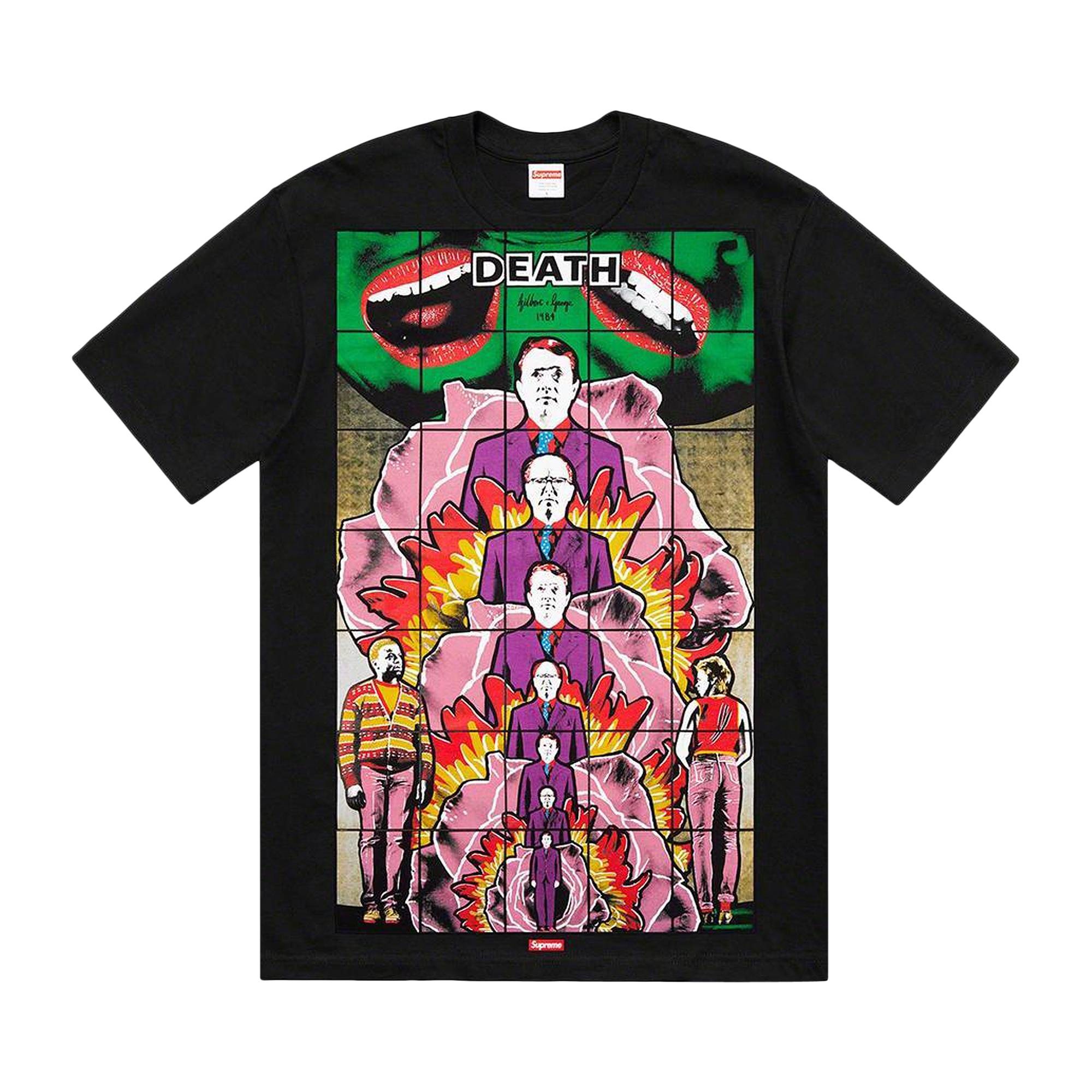 Supreme Gilbert And George DEATH Tee 'Black' - 1