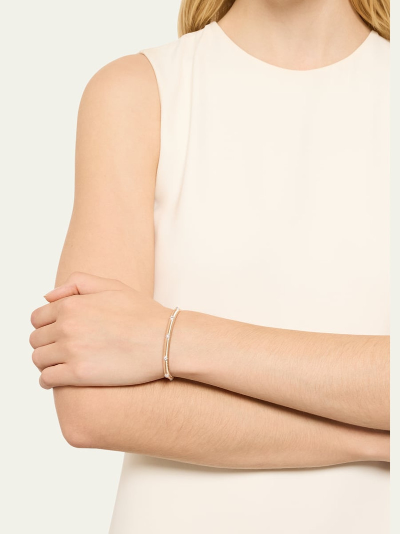 Buccellati Macri Bombe 18K Rose Gold Diamond Cuff Bracelet outlook