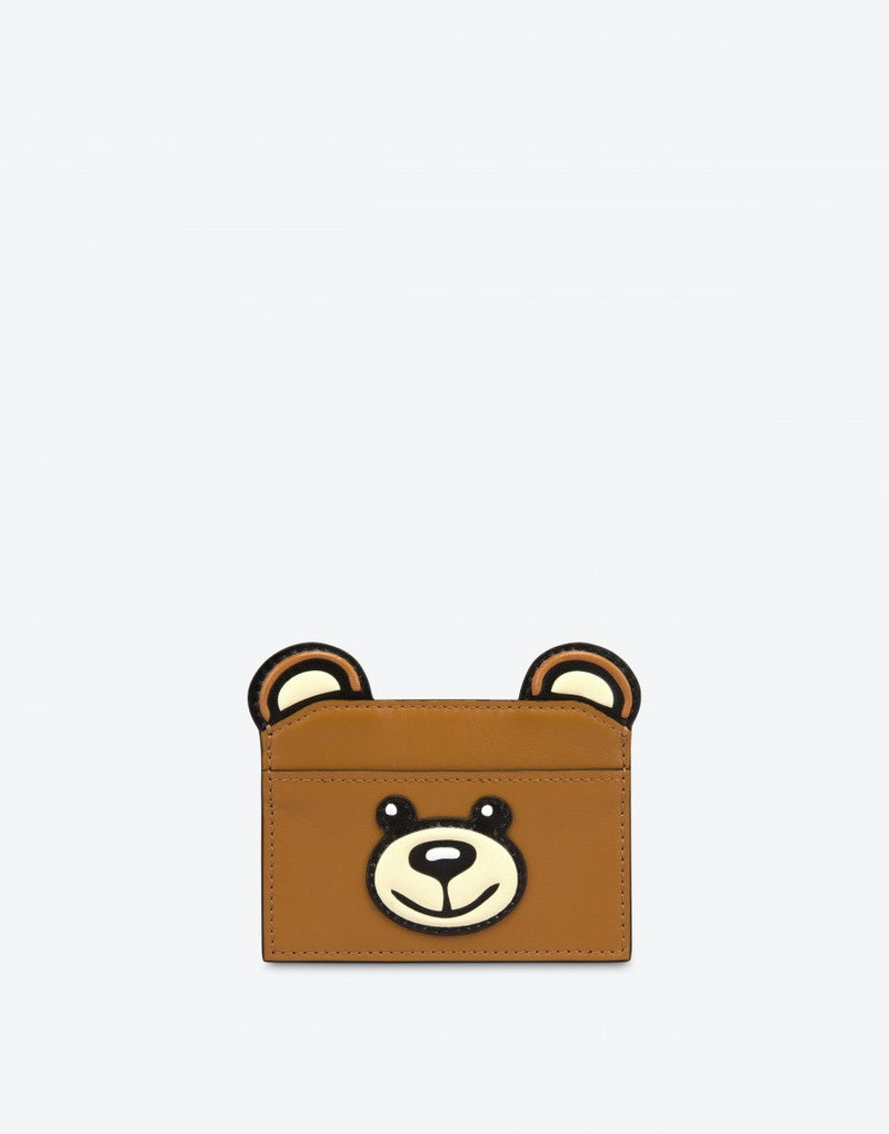 MOSCHINO TEDDY BEAR CARD WALLET 1