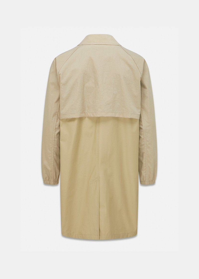 GLOVERALL Men's Gloverall x Les Basics Le Car Coat Stone outlook