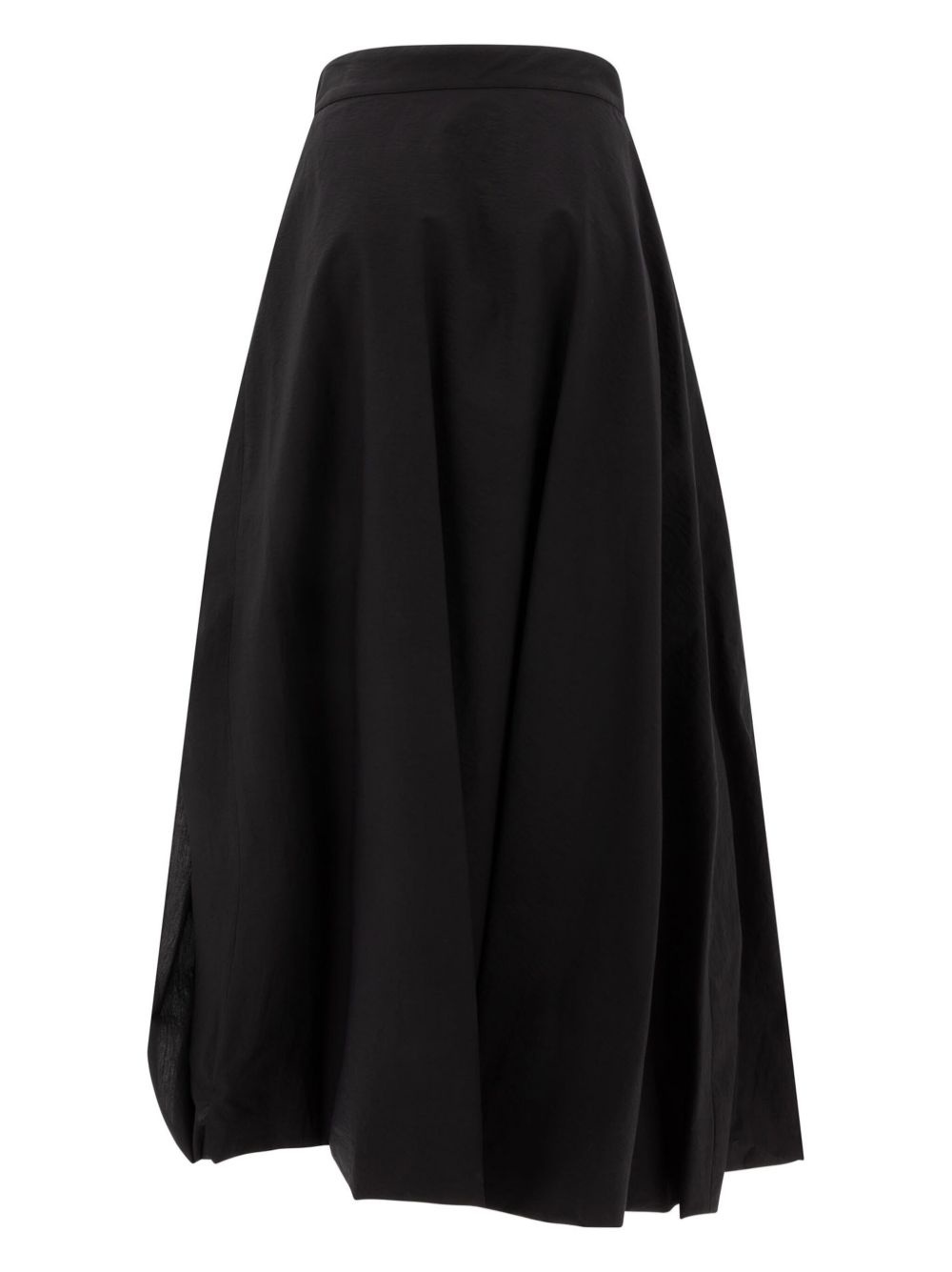 draped midi skirt - 2