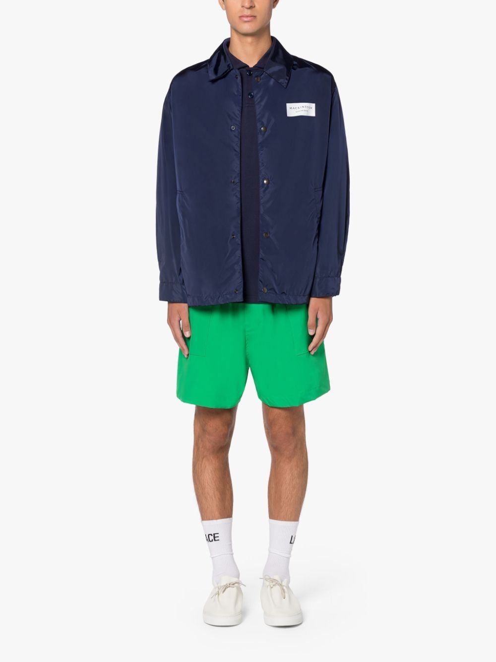 PLAIN CAPTAIN GREEN ECO DRY SHORTS - 2