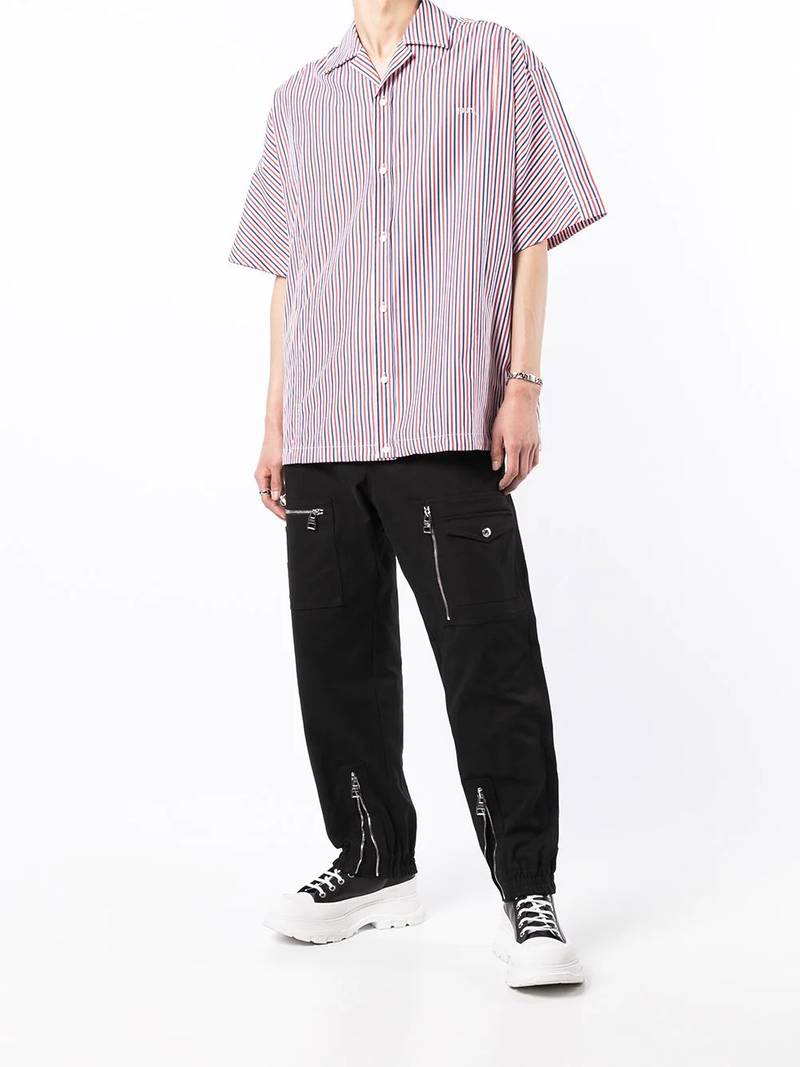JUUN.J striped short-sleeve shirt outlook