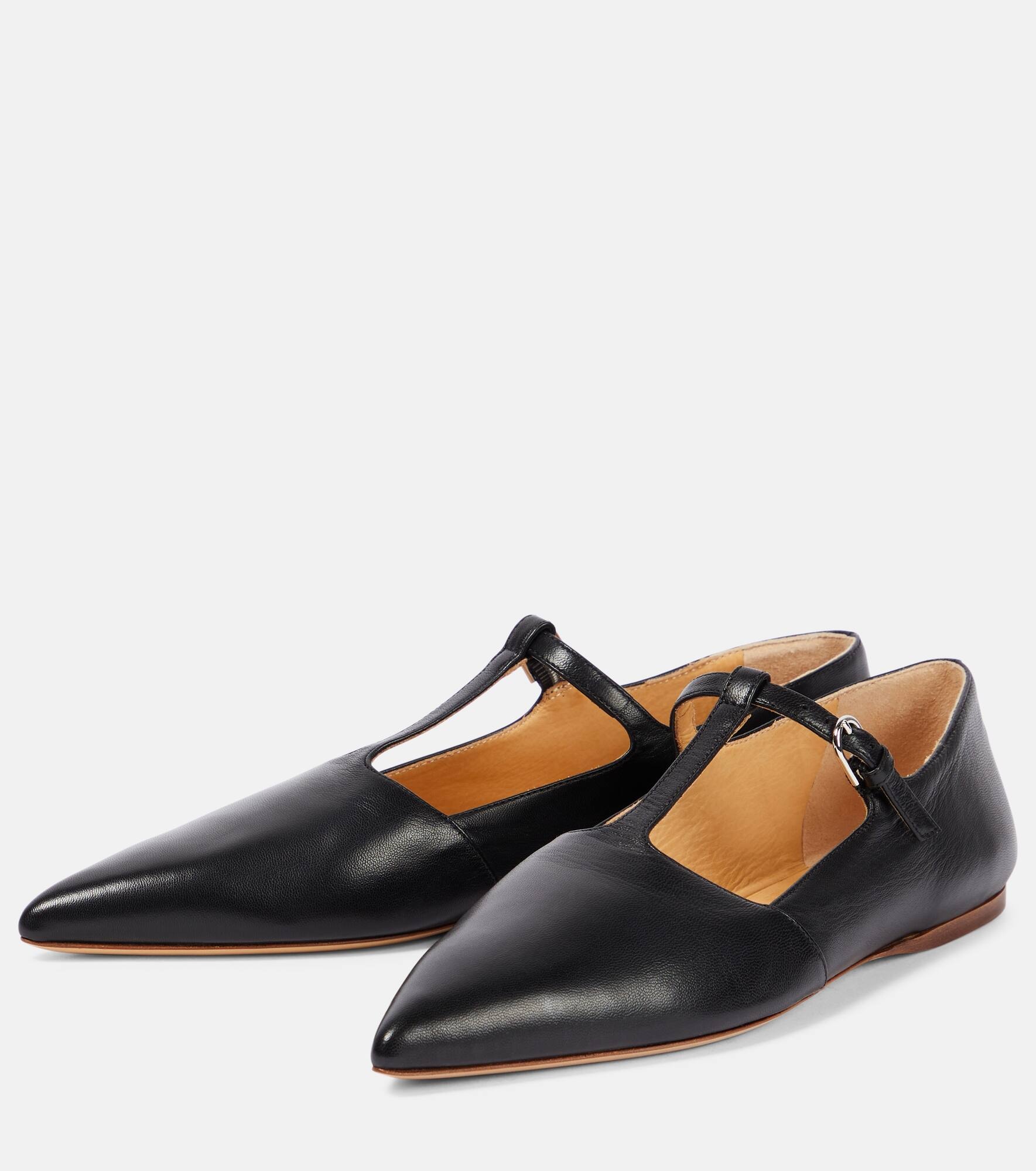 Lola leather ballet flats - 5