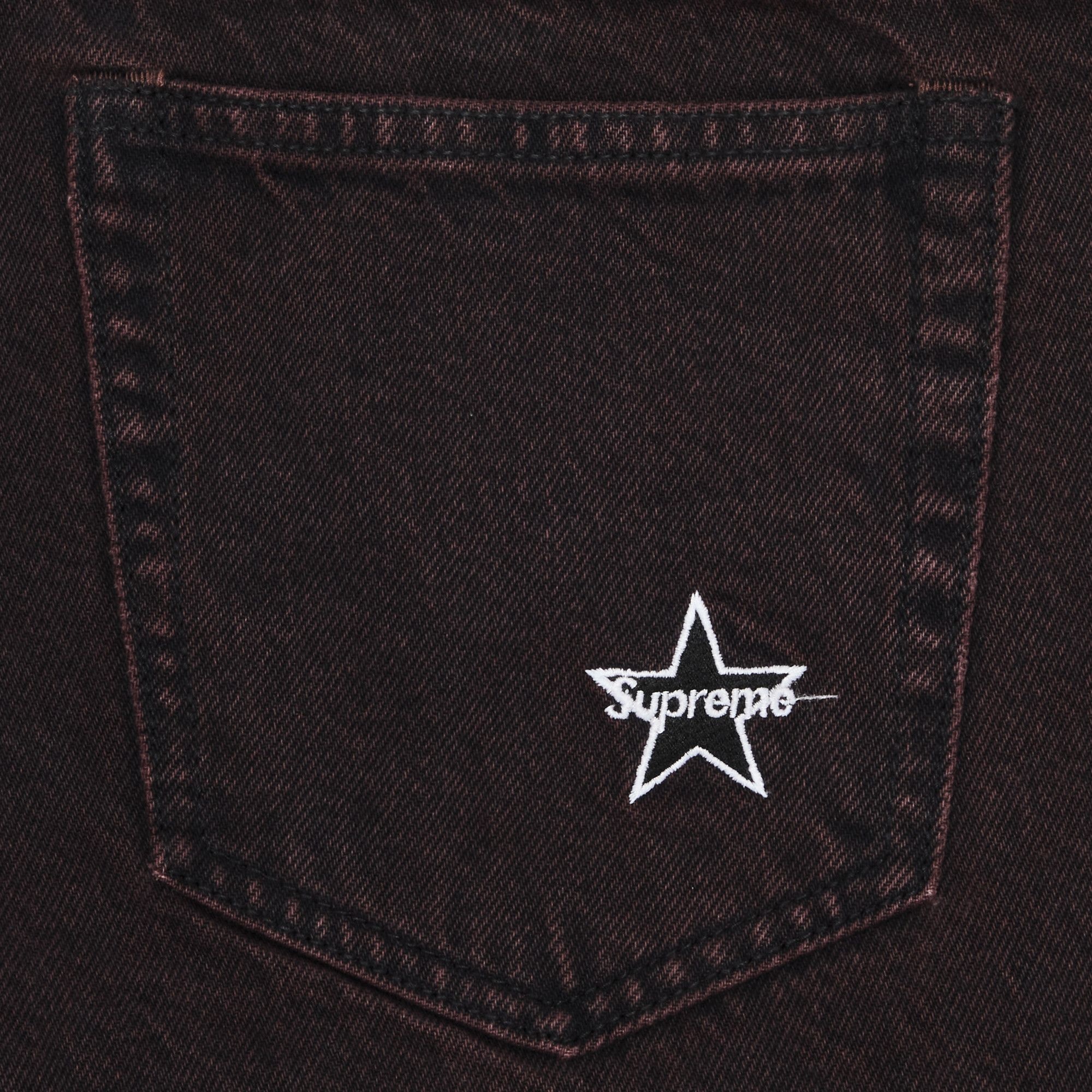 Supreme Regular Jean 'Overdyed Red' - 3