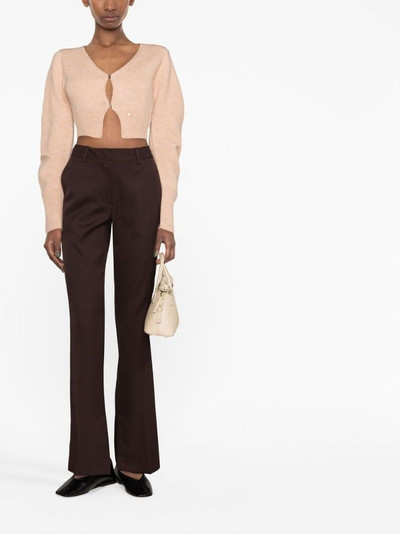 LOW CLASSIC flared-leg trousers outlook
