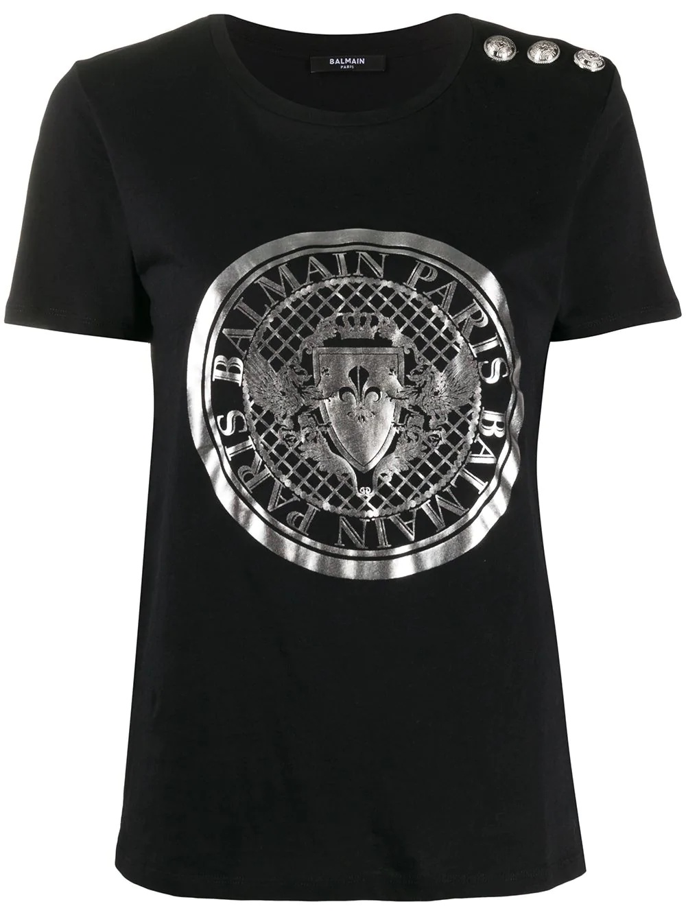 Coin logo print T-shirt - 1