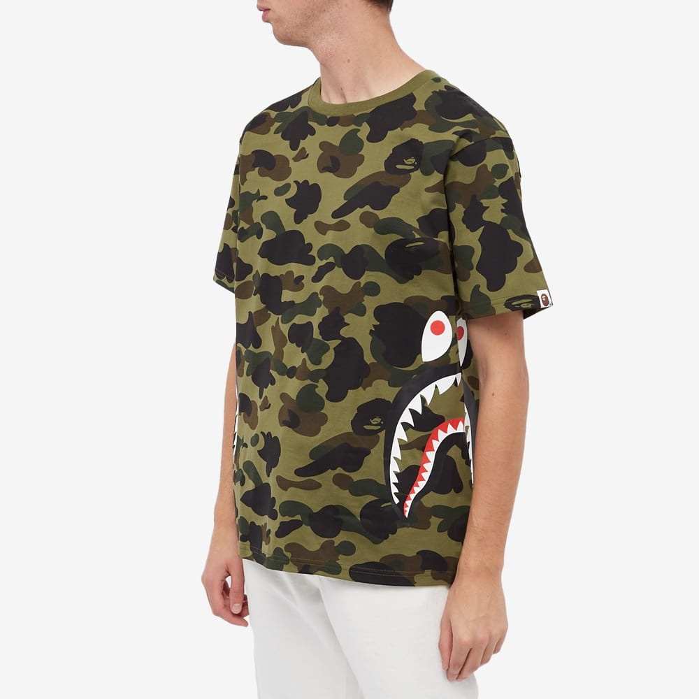 A Bathing Ape 1st Camo Side Shark Tee - 5