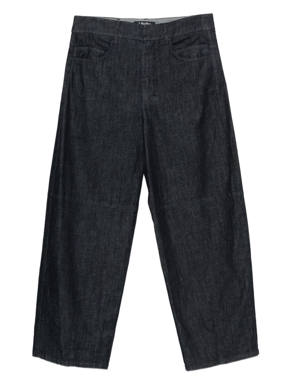 patch-pocket wide-leg jeans - 1