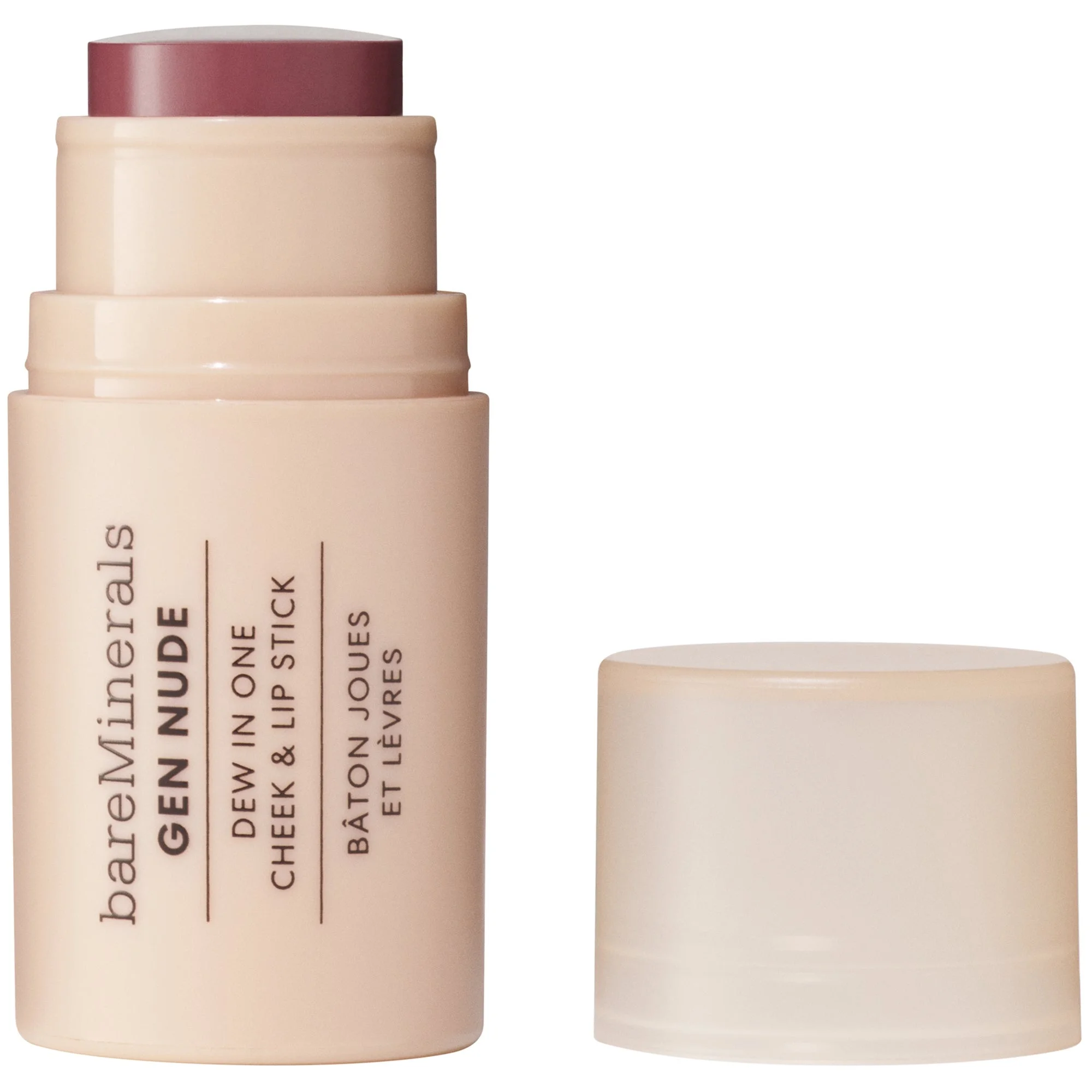 bareMinerals GEN NUDE Dew In One Cheek & Lip Stick - Berry Me In Merlot - 1