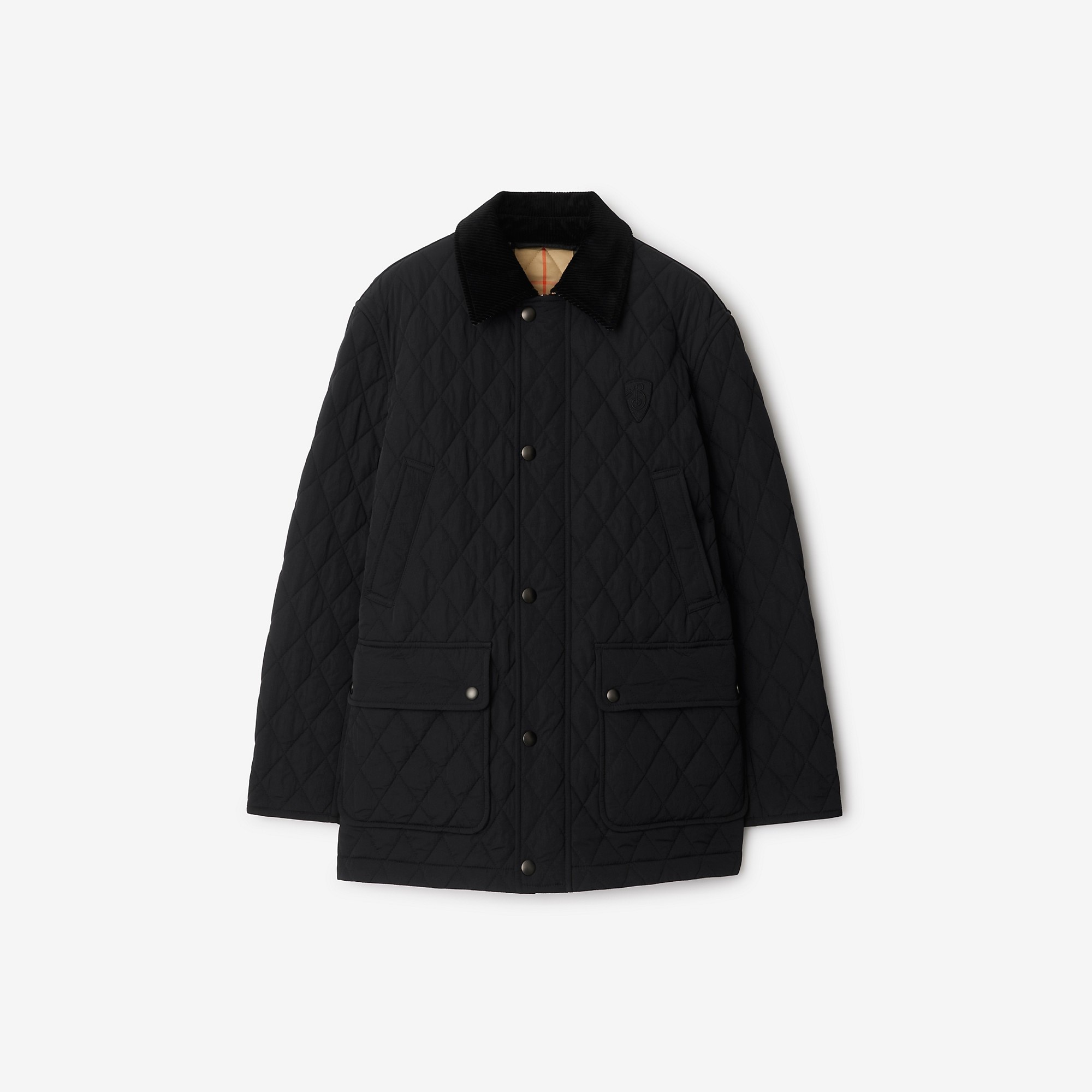 Burberry Quilted Nylon Barn Jacket | REVERSIBLE