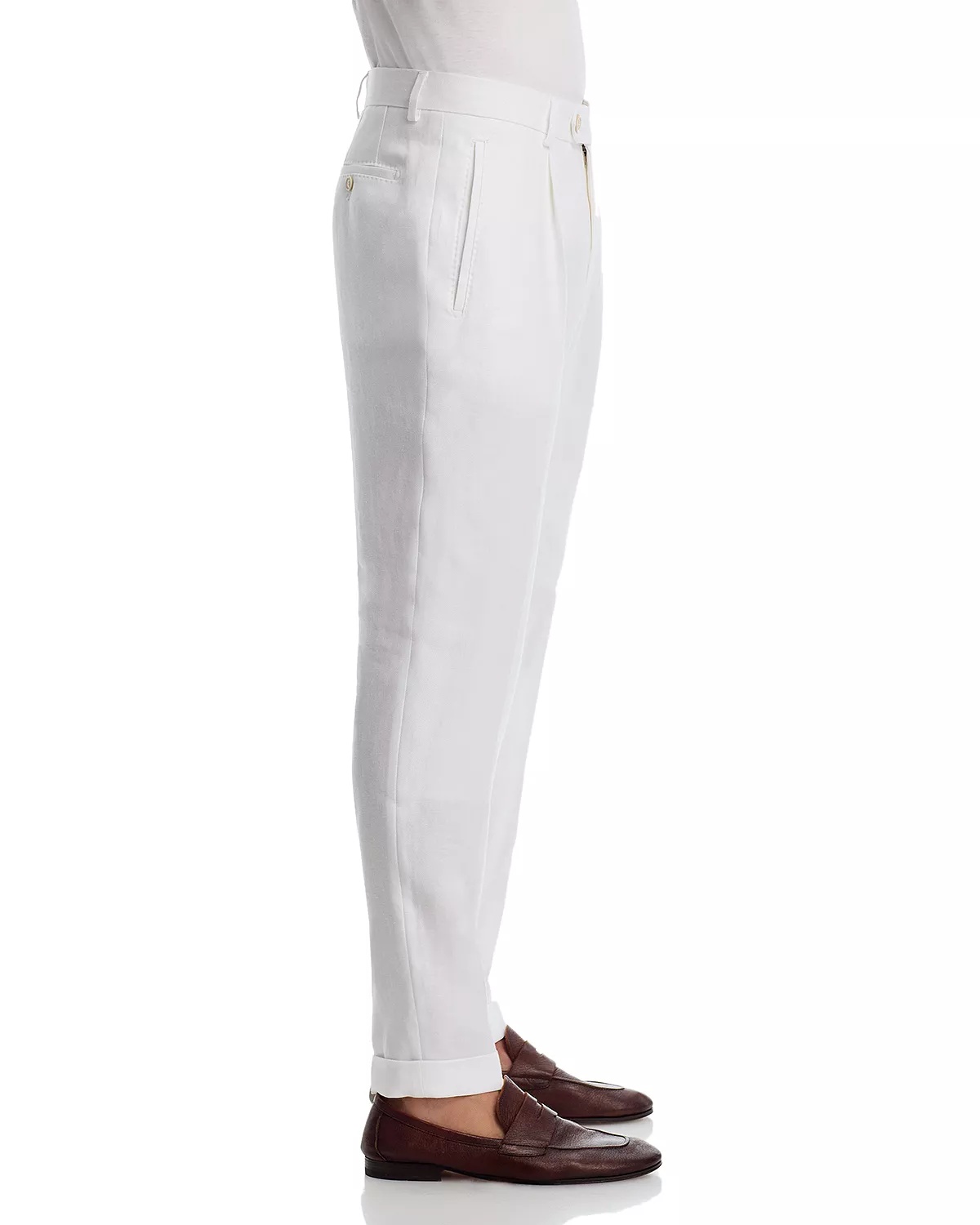 Camel Peet Pleated Pants - 4