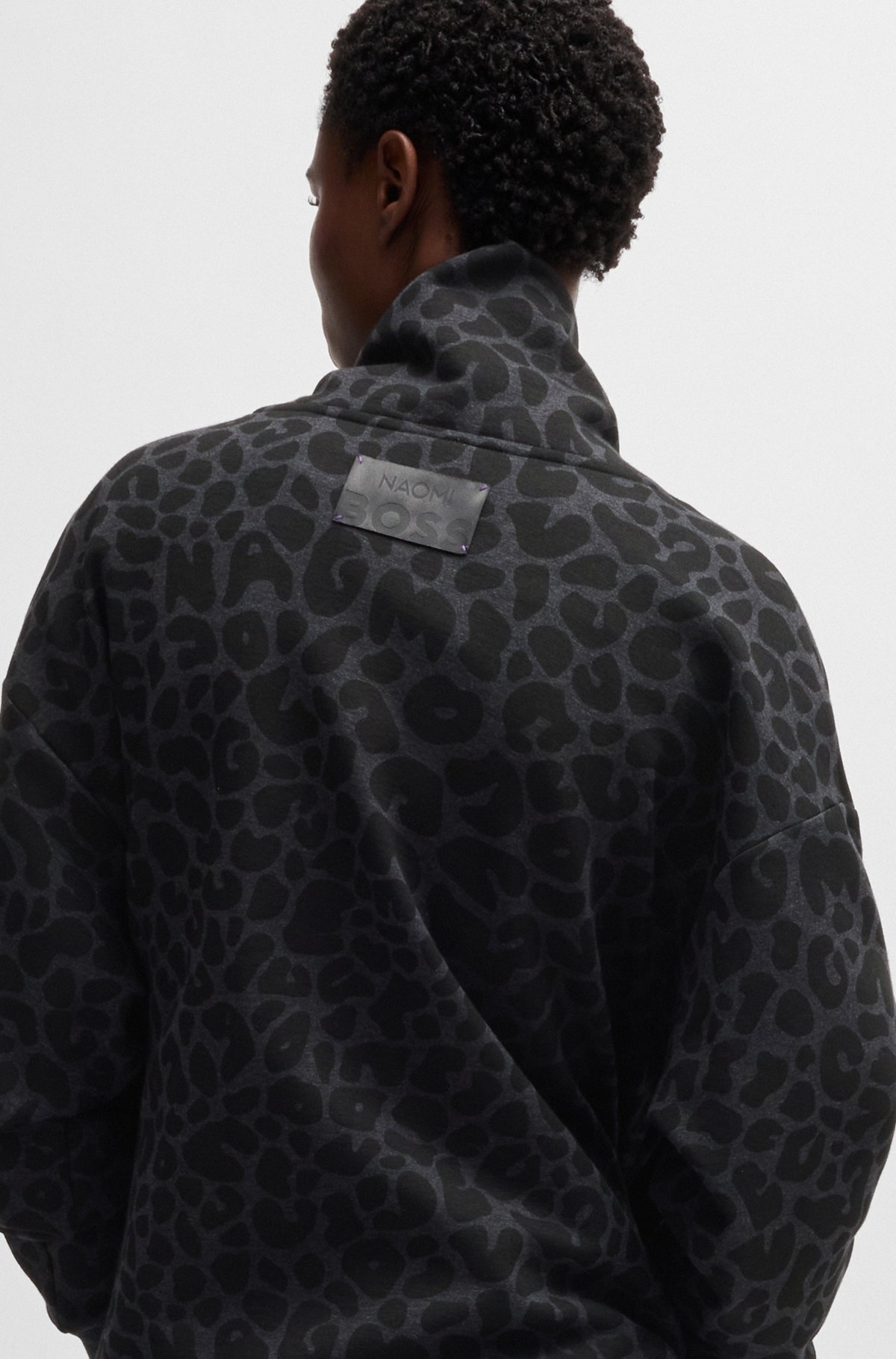 NAOMI X BOSS ANIMAL-PRINT SWEATSHIRT WITH ENERGEAR™ - 6