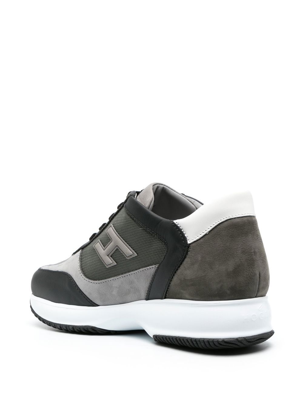 logo-patch low-top sneakers - 3