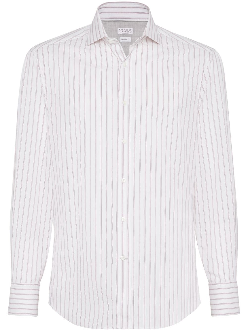 striped cotton shirt - 1
