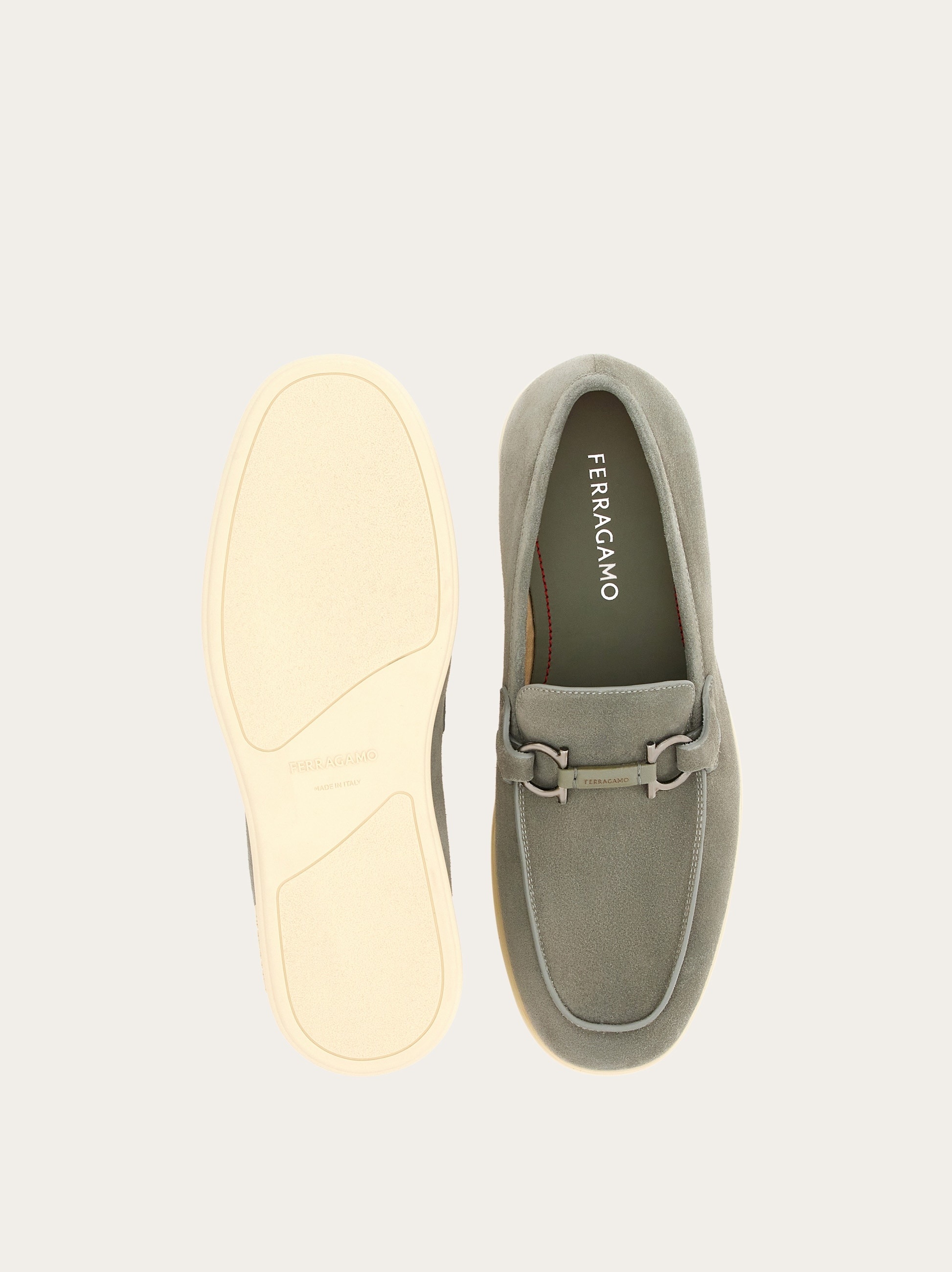 Casual loafer with Gancini ornament - 5