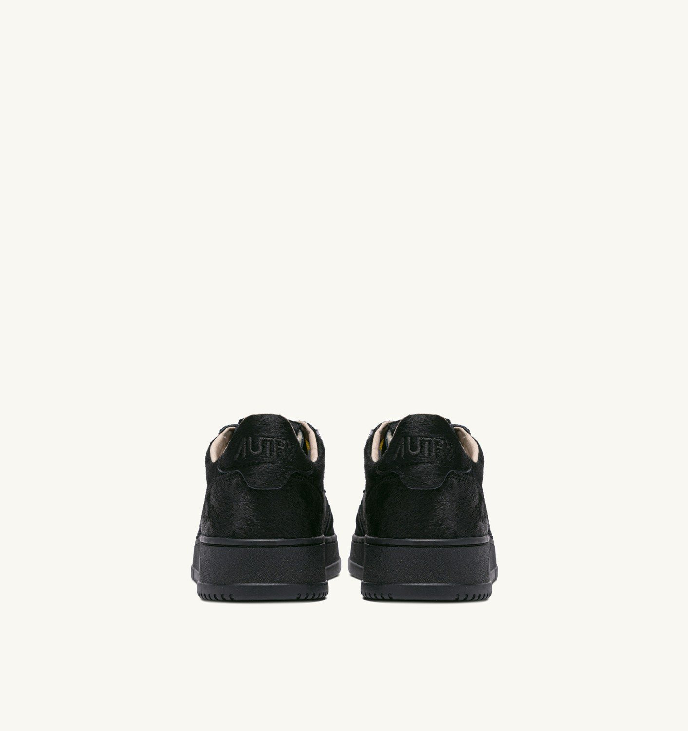 MEDALIST LOW SNEAKERS IN BLACK PONY HAIR EFFECT - 4