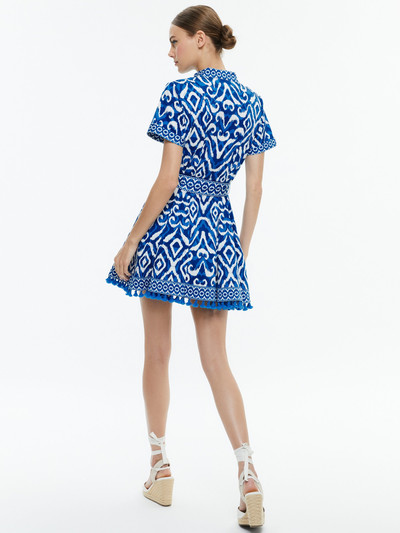 Alice + Olivia LUCY ROLLED SLEEVE MINI SHIRT DRESS outlook