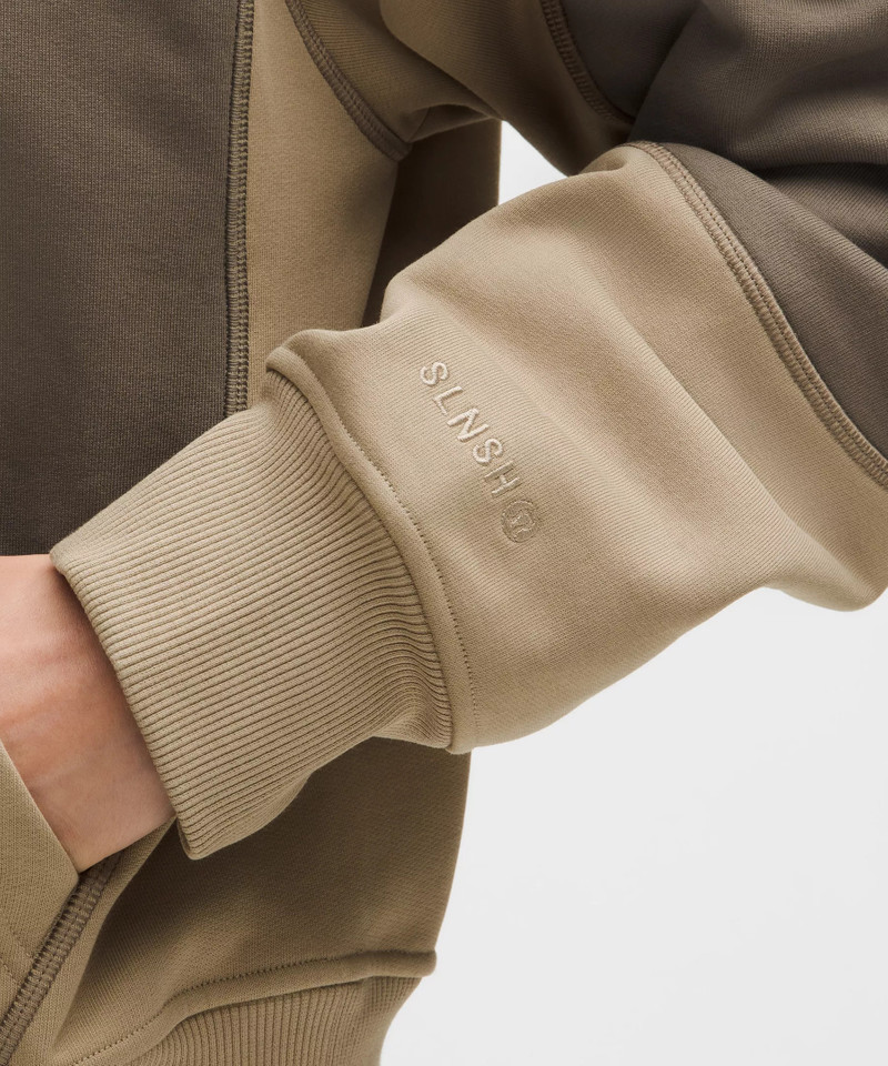 Cotton Fleece Relaxed-Fit Half Zip *SLNSH Collection 5