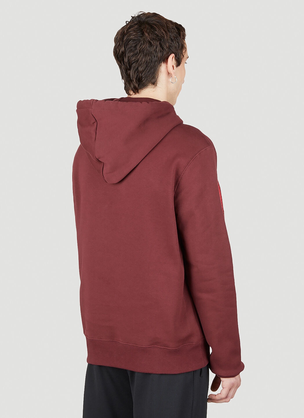 Embroidered Logo Hooded Sweatshirt - 4