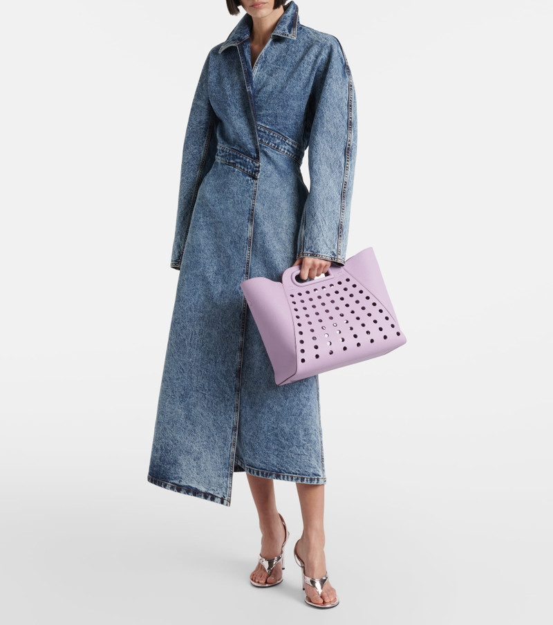 DELVAUX L' Airess MM convertible leather tote bag outlook