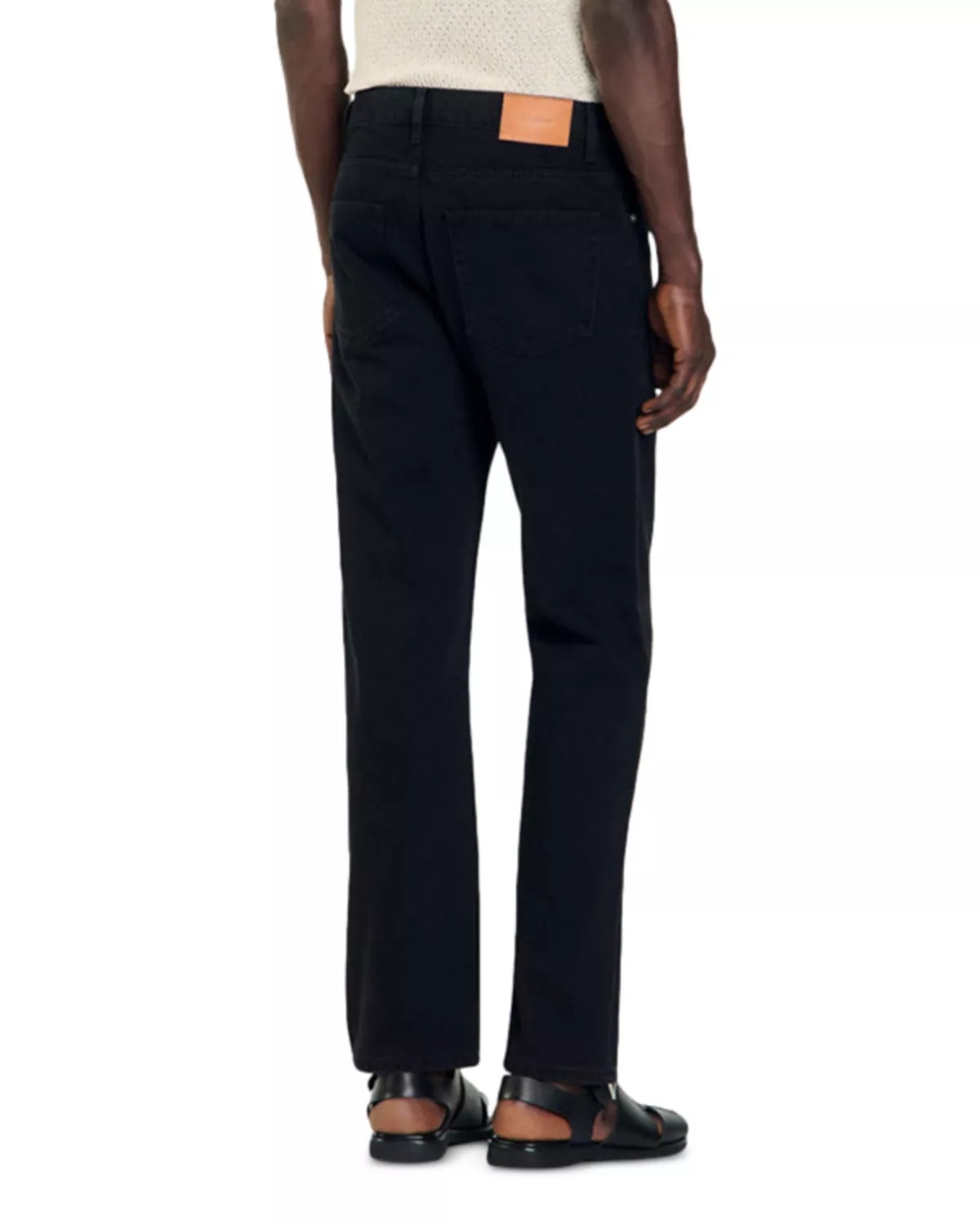 Straight Jeans in Black - 4
