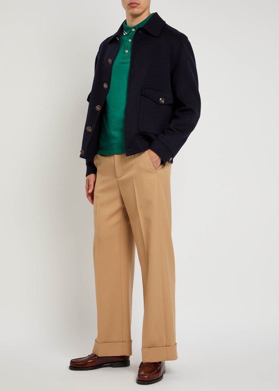 Valentino Garavani Wool and Cashmere-blend Bomber Jacket - 4