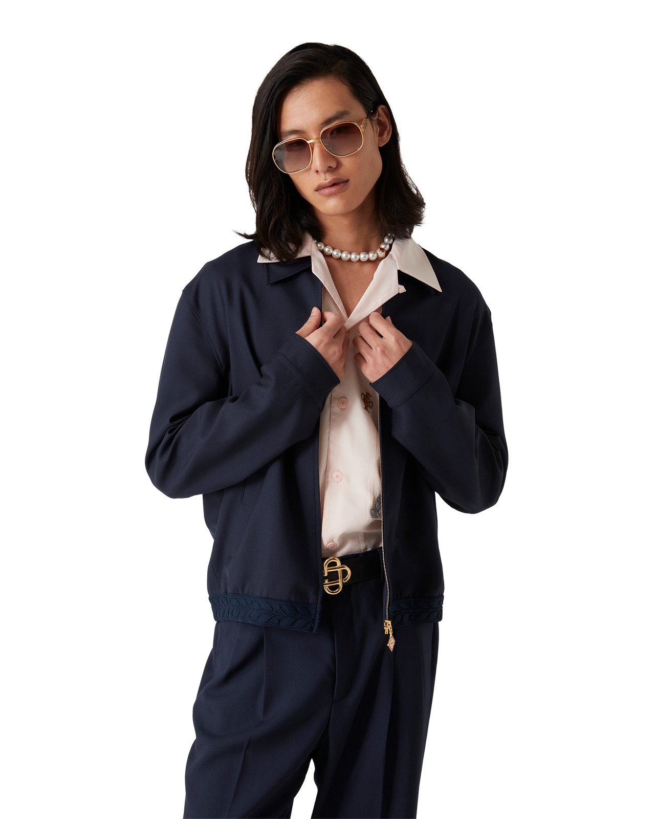 Wool Sports Tailoring Jacket | Casablanca Paris - 4