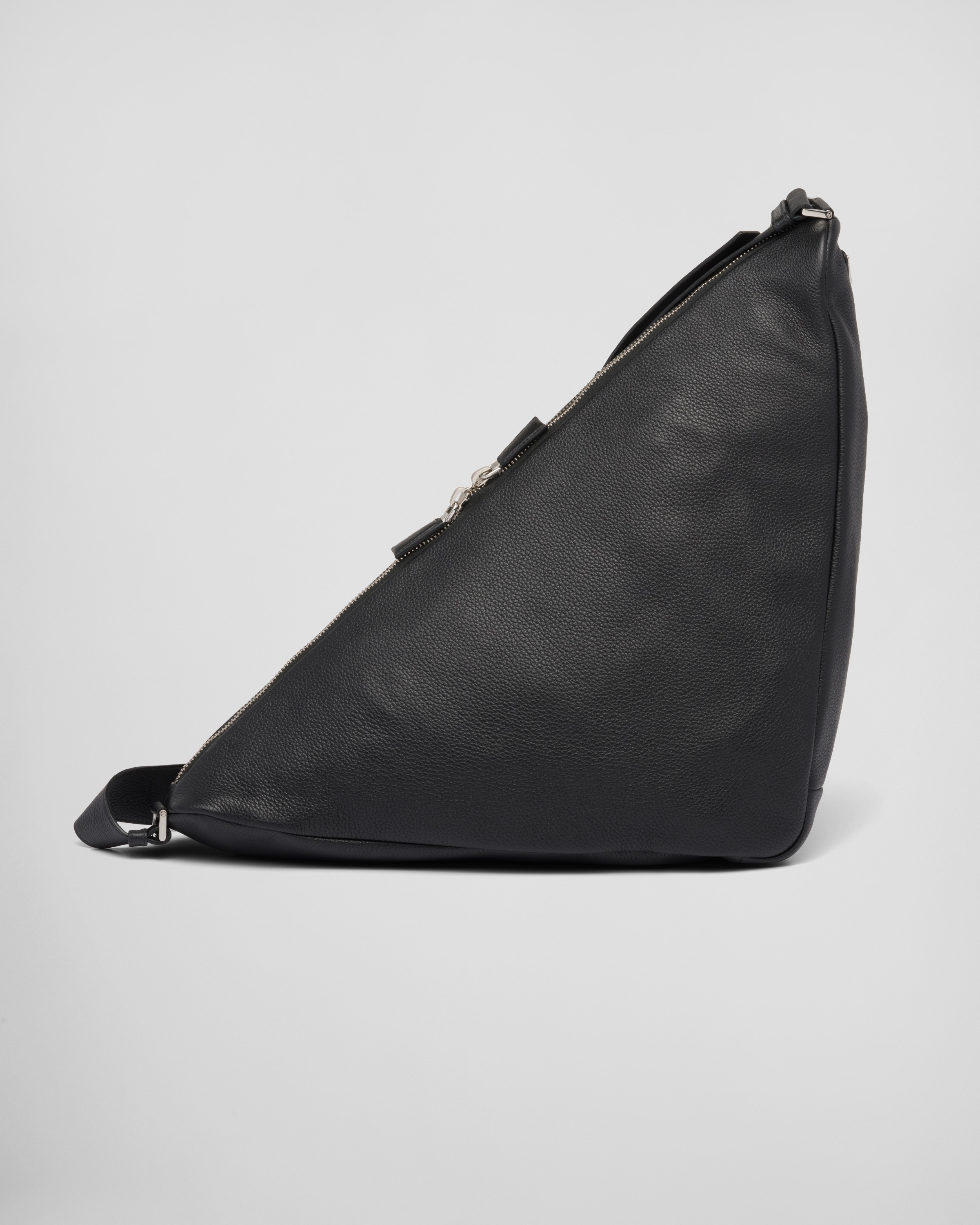 Large leather Prada Triangle bag - 4