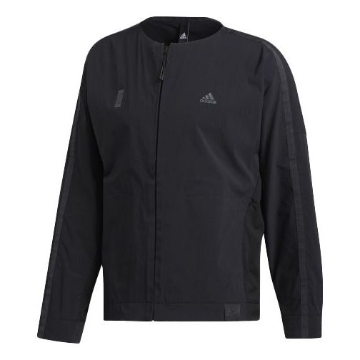 Men's adidas Wj Jkt Sports Stylish Jacket Black GJ5100 - 1