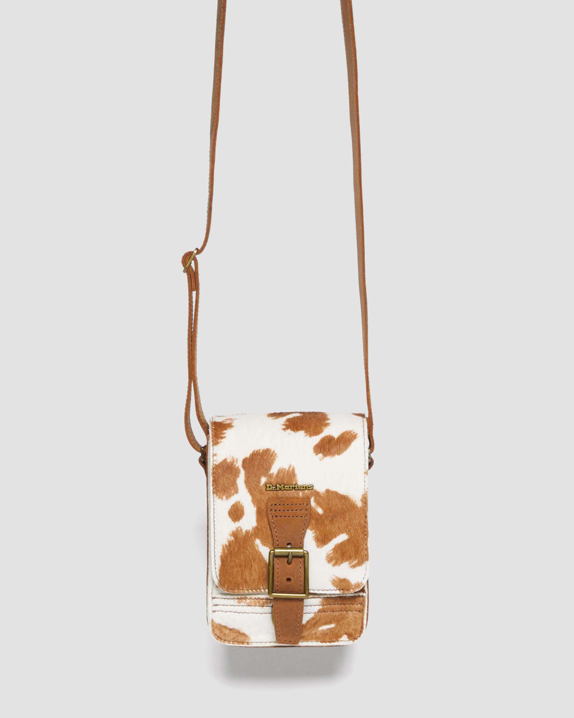 Hair-On Cow Print Vertical Crossbody Bag - 4