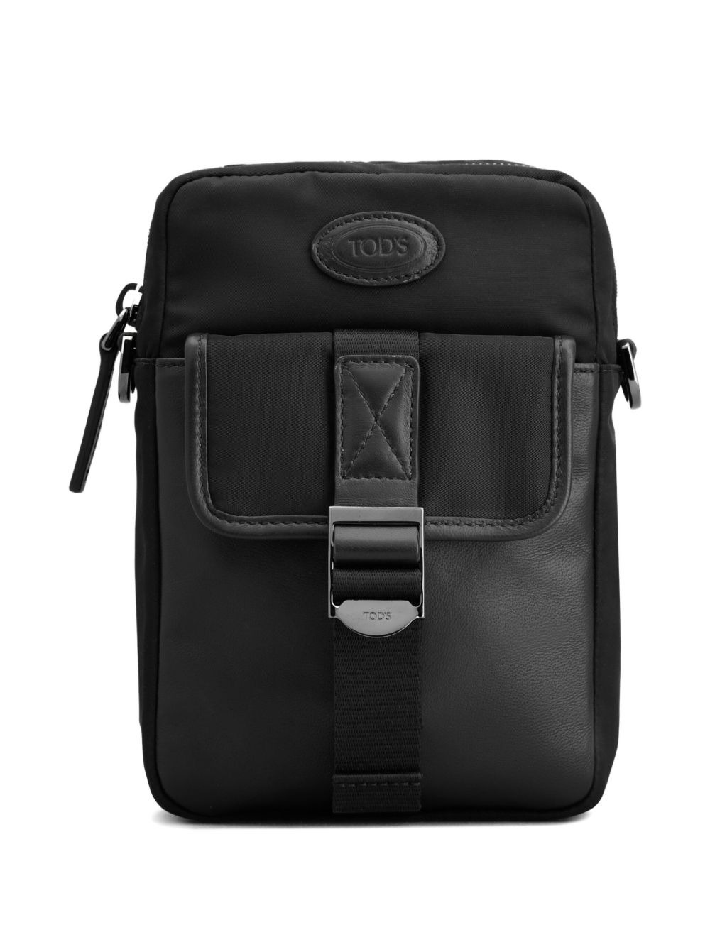 zip-fastening flap messenger bag - 3