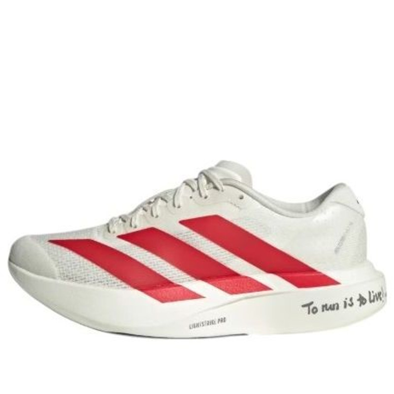 (WMNS) adidas Adizero EVO SL 'Off White Better Scarlet Core Black' JS1183 - 1