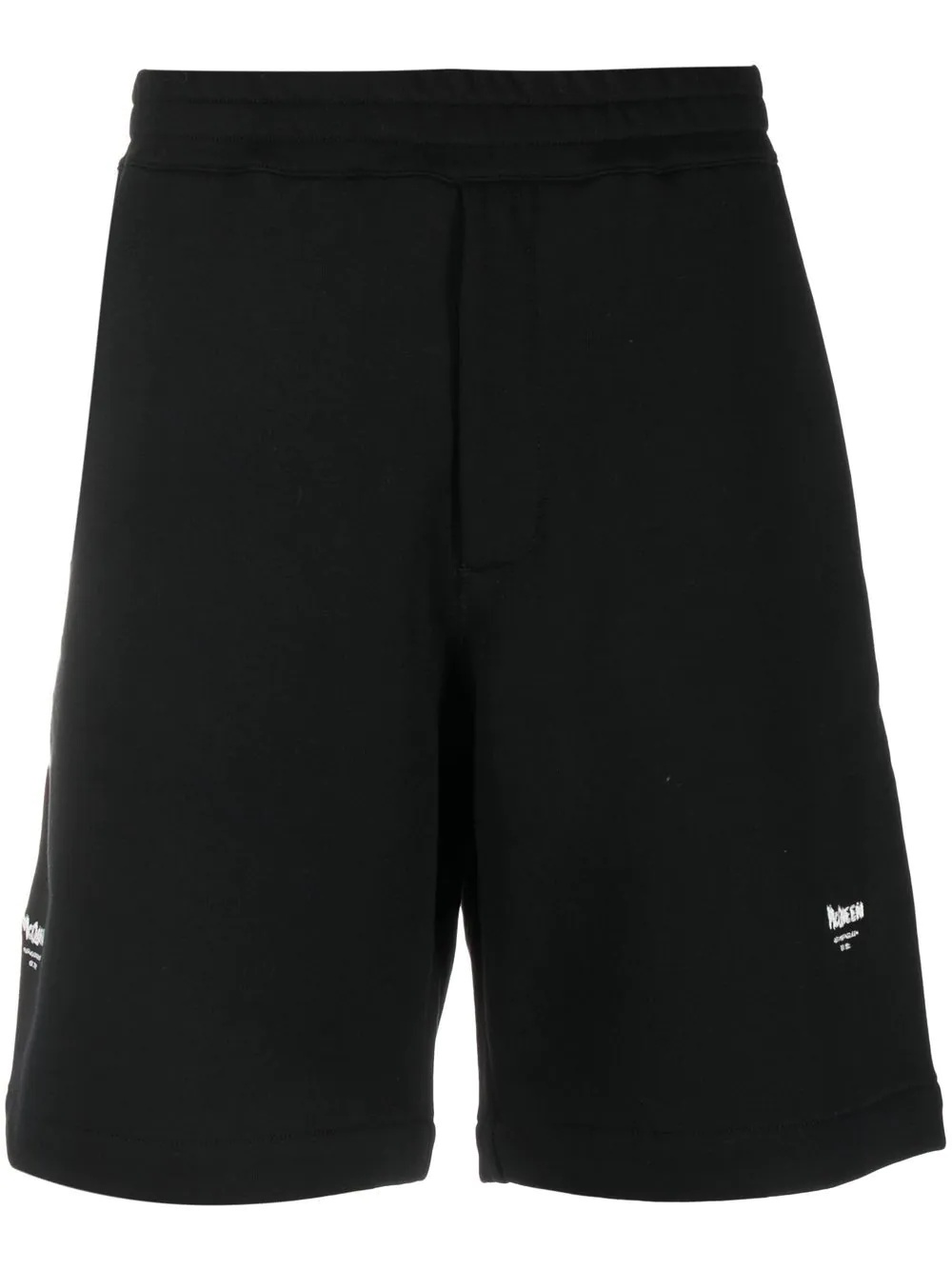 embroidered logo track shorts - 1