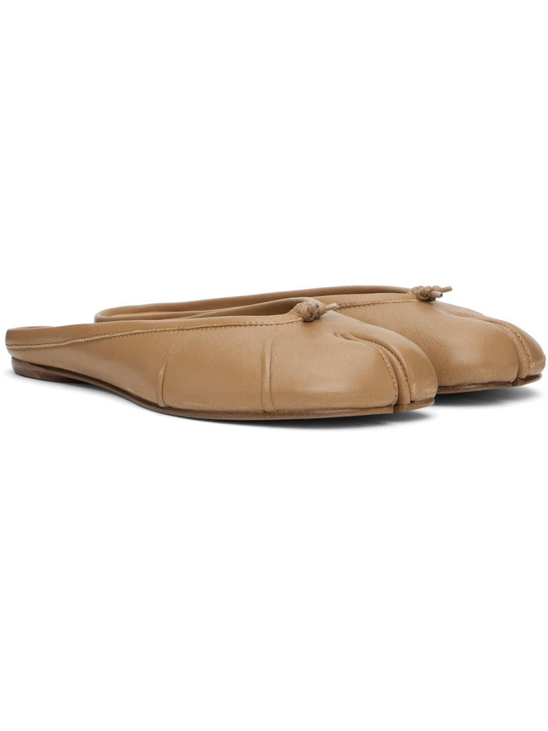 Brown Tabi Ballerina Flats 4