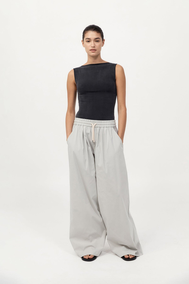 Everyday Drawstring Pants - Silver 2
