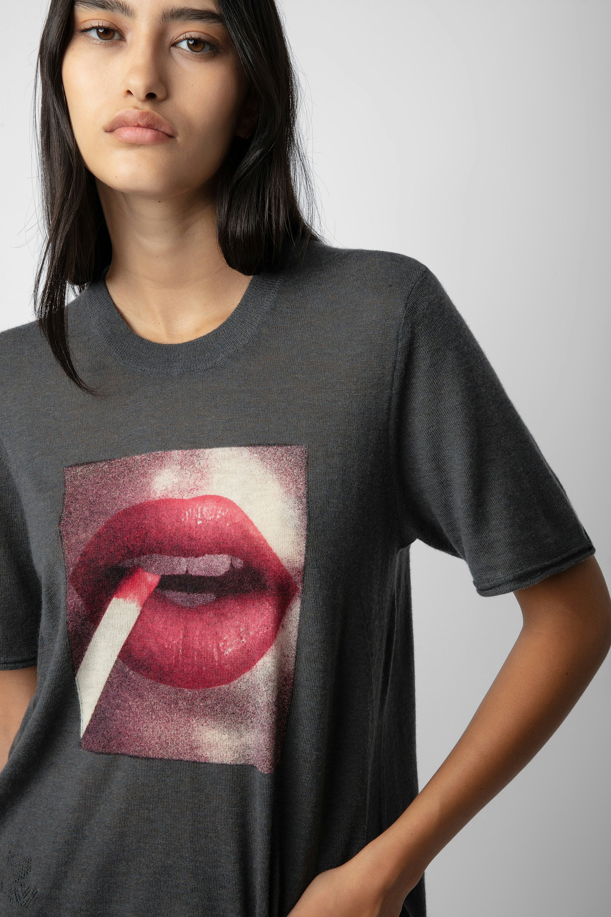 Ida Photoprint Cashmere Sweater - 2