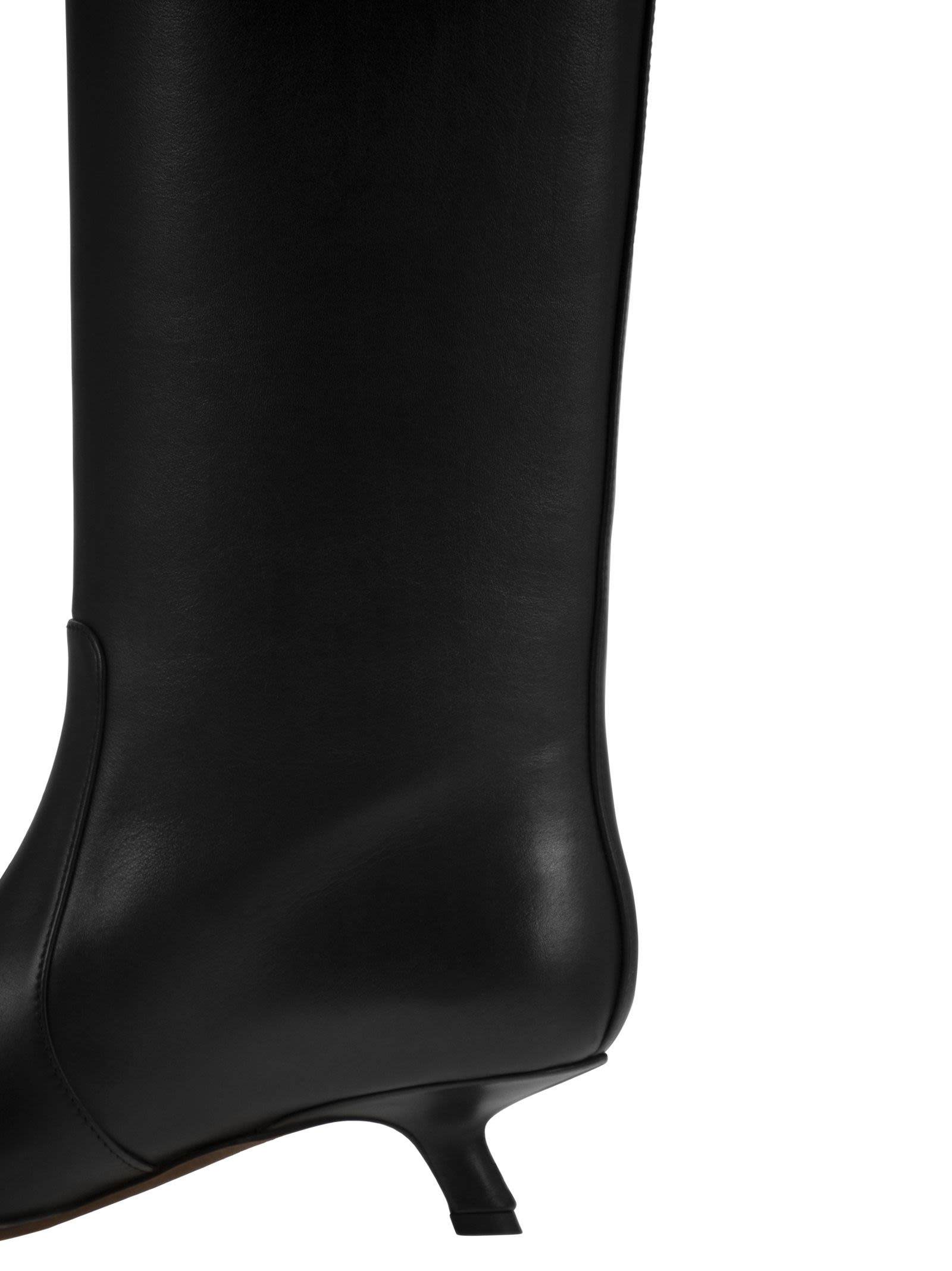 Brunello Cucinelli Women Nappa Leather Boots With Shiny Loop Detail - 7