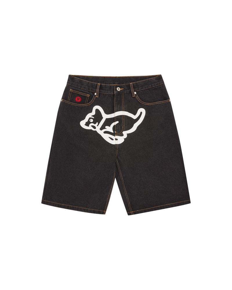 RUNNING PUPPY DENIM SHORTS 1