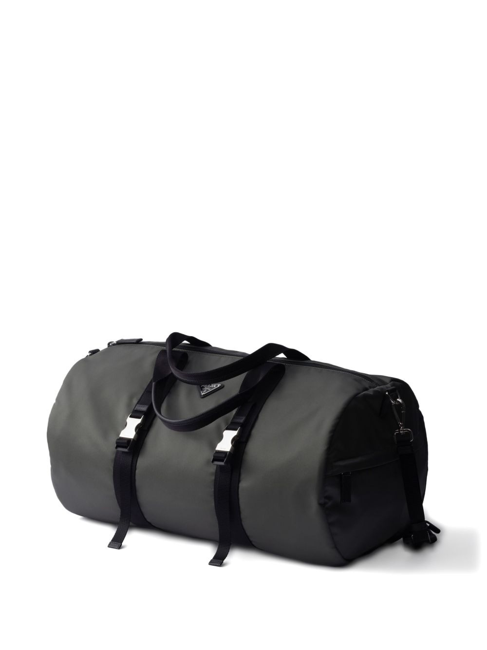 Re-Nylon triangle-logo duffle bag - 2