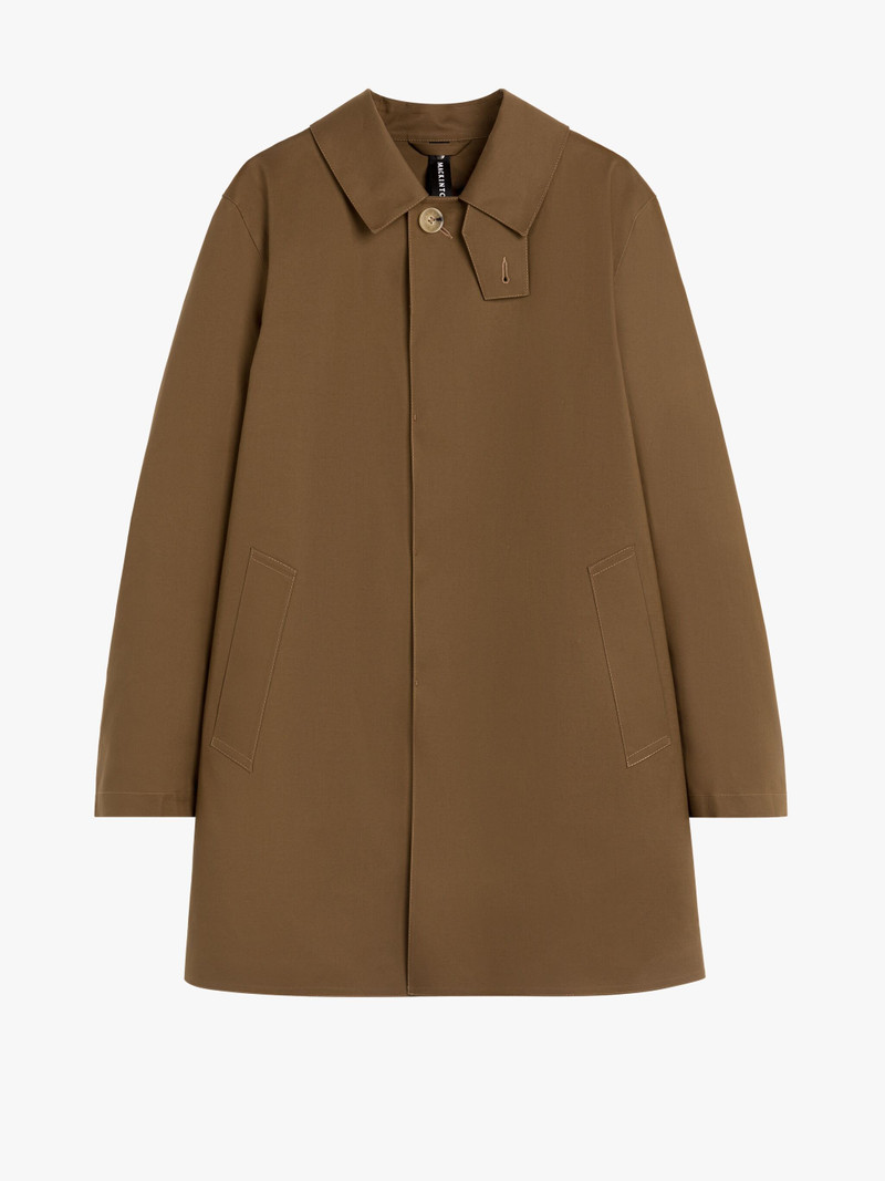 DUNKELD BROWN BONDED COTTON SHORT COAT 1