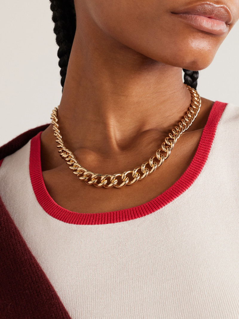 ROXANNE ASSOULIN The Graduated Gold-tone Necklace outlook