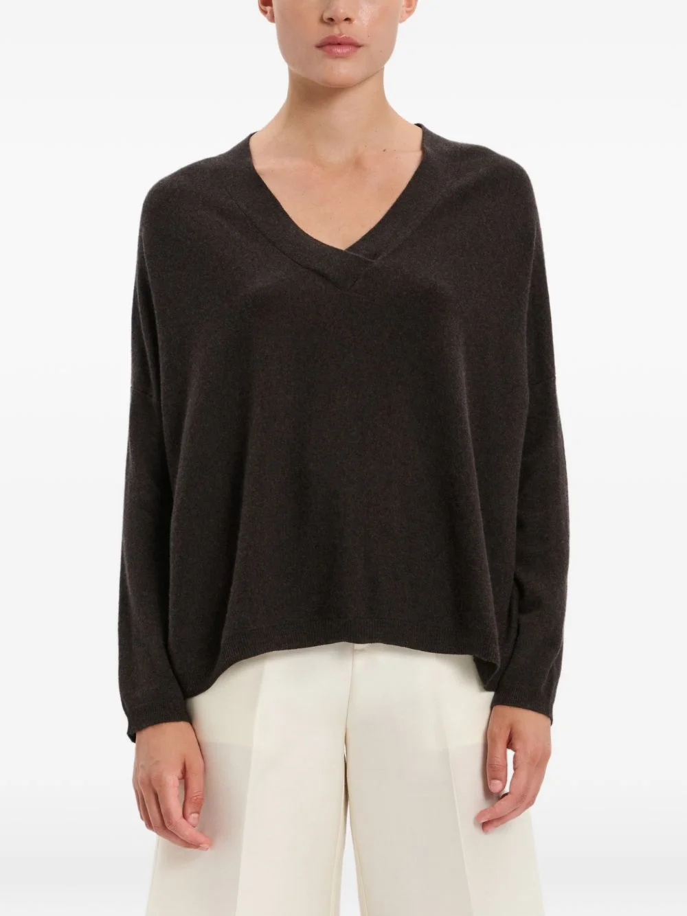 V-neck sweater - 1