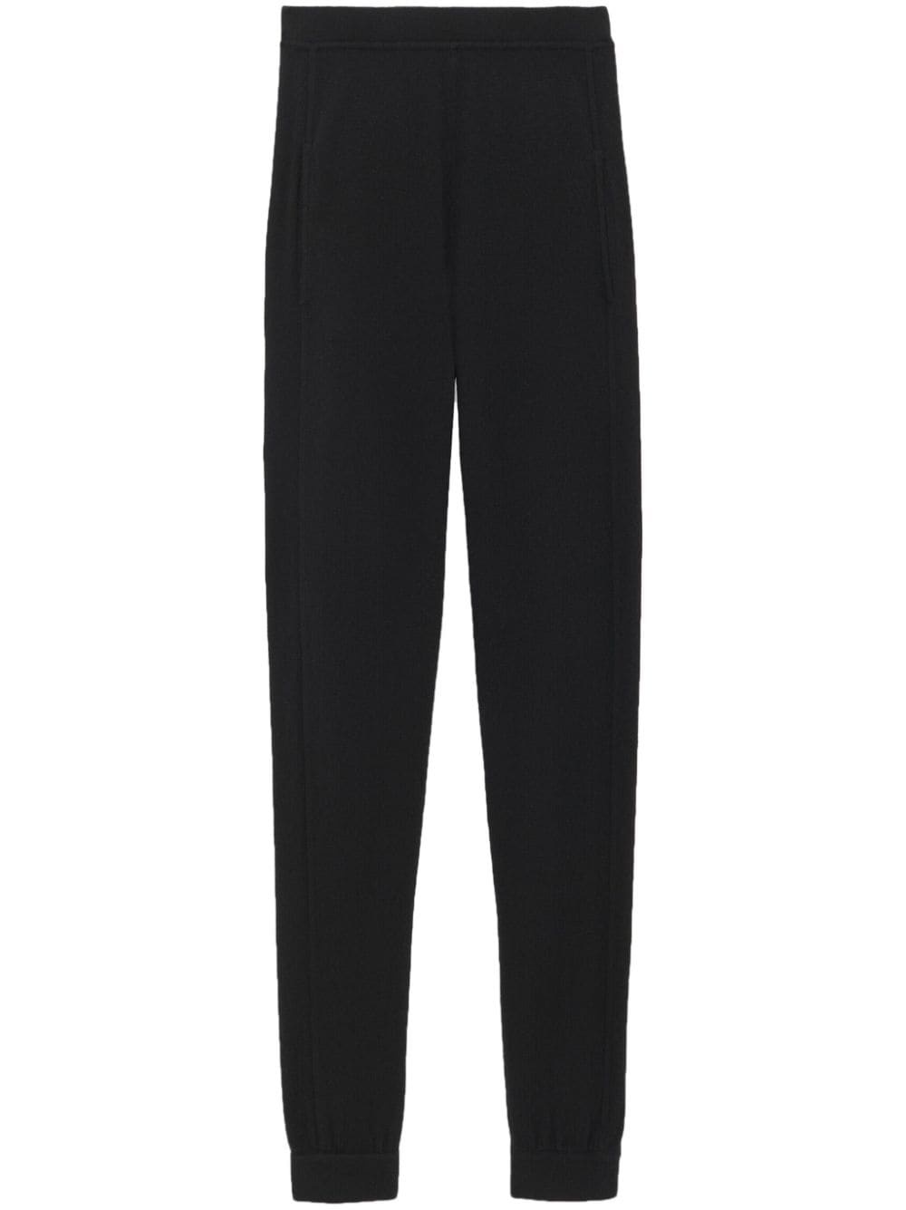 high-waisted cashmere leggings - 1